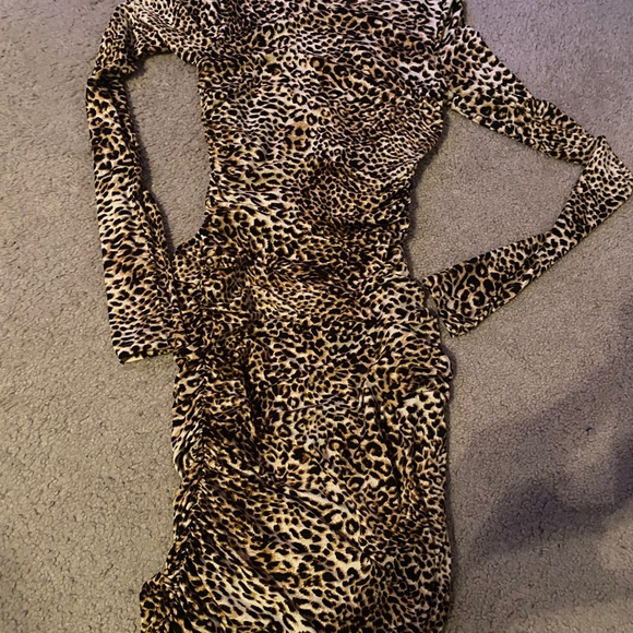 SNDYS Liliya Ruched Long Sleeve Minidress - Picture 3 of 3